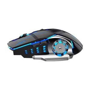 Mouse da Gaming Meccanico Wireless 2.4G BT Ricaricabile con Retroilluminazione RGB Economico per PC e Laptop per Giocatori - Product Image 3