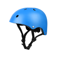 Casque de protection pour trottinette/vélo certifié CE, équipement de protection durable fabriqué en Chine, noir/bleu