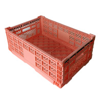 Fabricant leader de caisses en plastique pliables et empilables de grande taille 600*300*340 mm pour légumes et fruits