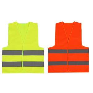 Riflettente 2XL 3XL Outdoor Traspirante DI Sicurezza di EMERGENZA Della Maglia rosso di sicurezza giacca - Product Image 4