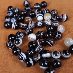 Commercio all'ingrosso antichi <span class=keywords><strong>occhi</strong></span> antichi a strisce agata di pietra di agata di oliva perline di cristallo agata Dzi malocchio tamburo perline di pietre preziose gioielli - Product Image 2