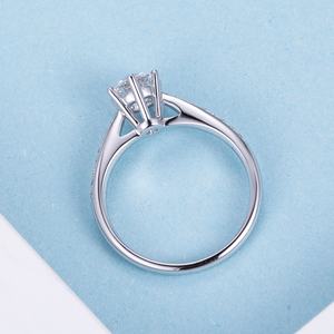 Joyería Fina, Anillo de Oro Blanco de 18k, Anillo de Compromiso con Diamantes de Laboratorio, Joyería para Mujer - Product Image 5