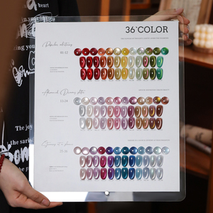 Esmalte de <span class=keywords><strong>Uñas</strong></span> Profesional para Salón de Belleza, 15 ml, Gel Brillante con Cuentas de Vidrio, 36 Colores, Set de Esmalte de <span class=keywords><strong>Uñas</strong></span> con Efecto Ojo de Gato - Product Image 5