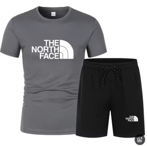 Set di <span class=keywords><strong>pantaloncini</strong></span> t-shirt personalizzati, traspiranti <span class=keywords><strong>e</strong></span> confortevoli, cotone tinta unita in poliestere 2 pezzi da <span class=keywords><strong>uomo</strong></span> - Product Image 5