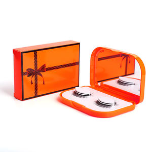 Pestañas profesionales de fibra sintética para mujer, para maquillaje de belleza de ojos, bonitas pestañas postizas reversibles, no requiere pegamento - Product Image 3