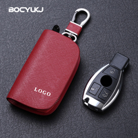Porte-clés universel en cuir pour BMW, Mercedes, Audi, VW, Land Rover, JEEP, Fiat MG