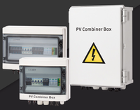 Caja Combinadora Fotovoltaica 6 en 1 DC500/1000 IP65 Impermeable 32A, Caja de Distribución con Certificación IEC CE para Paneles Solares y Equipos Eléctricos