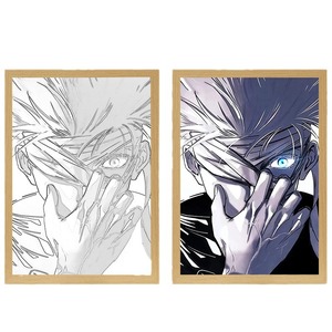 Luce Ambientale Creativa a Cartoni Animati, Decorazione per Camera da Letto, Luce Notturna, Dipinto Luminoso Anime, Poster di <span class=keywords><strong>Jujutsu</strong></span> <span class=keywords><strong>Kaisen</strong></span> per Regalo - Product Image 6