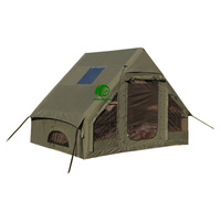 Kango grand camouflage flottant camping haute pression pvc tente vivante grande tente gonflable pour 4 personnes