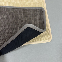 Tissu de moquette texturé 280 g/m² à armure croisée, résistant à l'usure, pour la décoration intérieure et la rembourrage de tapis (OEM)