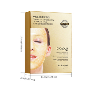 BIOAQUA Meilleur Nouveau Produit Masque Facial Hydratant au Collagène et Or 24 carats pour Femmes 28g*4 feuilles - Product Image 6