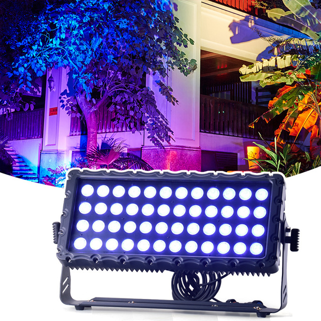 High Brightness LED Stage Light Wall Washer RGBW 4in1 48*10W DMX IP65 Waterproof Flood Light Wash Lighting