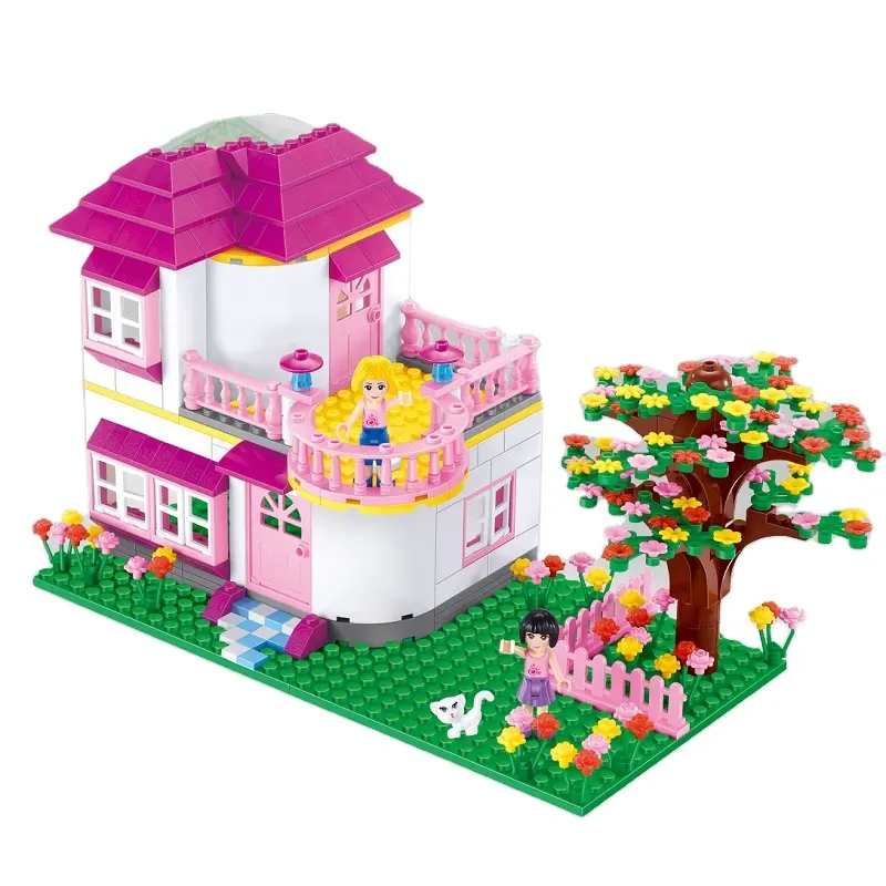 Girls' building block city sets block toys for girls shantou toys