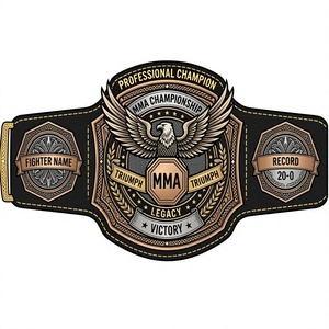 Cinturón de Campeonato Mundial de Peso Pesado de MMA World Elite, Cinturón de Campeonato Profesional de Victoria, Cinturón de Campeonato de Talla Adulta - Product Image 1