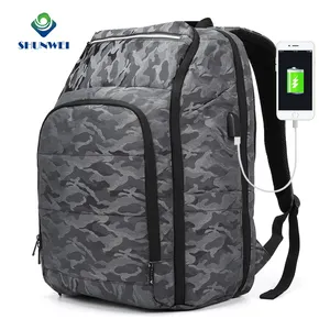 USB 일상 생활 여행 가방이있는 노트북 배낭 학교 가방, 남성용 USB 노트북 배낭이 달린 배낭 가방