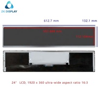 Stretched Bar LCD-Display BOE DV240FBM-NB0 24 Zoll 1920*360 IPS LCD-Modul LVDS LCD-Bildschirm Panel-Modul mit Controller-Board