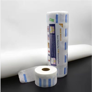 Bandes <span class=keywords><strong>de</strong></span> protection <span class=keywords><strong>de</strong></span> cou jetables élastiques blanches et respirantes anti-adhérentes aux cheveux, rouleaux <span class=keywords><strong>de</strong></span> papier pour barbier pour la <span class=keywords><strong>coupe</strong></span> <span class=keywords><strong>de</strong></span> cheveux en salon - Product Image 5