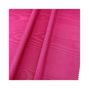 Eco-friendly poliestere 3D brillante goffratura per vestiti scarpe borse in legno grano nuvola Moire tessuto - Product Image 1