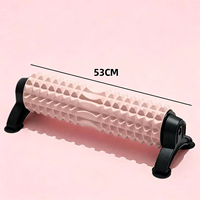 Rouleau de massage en mousse à ventouse stable, design à picots, pour soulagement des douleurs dorsales et musculaires des jambes, récupération à domicile et en salle de sport