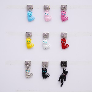 Cartoon Cat Charm Pendant Modular Bracelet Accessories Unisex Everyday Wear D0040-16 - Product Image 1