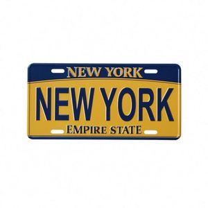 Custom Embossed Vintage US Size License Plate Aluminum <b>Sheet</b> Metal Blank Car Number Plaque for Auto Decoration - Product Image 2