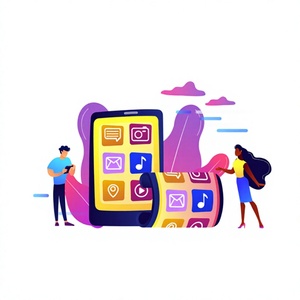 การออกแบบ UI/UX สำหรับมือถือแบบเรียบง่าย ผสานกับการพัฒนาแอปมือถือแบบกำหนดเองเพื่อการพัฒนาแอป iOS ที่ชัดเจนขึ้นด้วยการเพิ่มฟังก์ชันซ้อนทับ - Product Image 1