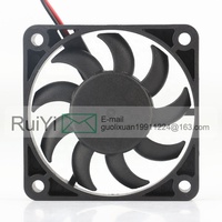 Original Taiwan ADDA 12V 24V 48V DC 5V 0.28A AC EC 6010 60X60X10MM 6CM 2 fils Ultra-mince CPU basse vitesse AD0605LB-GA0 ventilateur de refroidissement