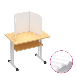 Vente chaude Protection <span class=keywords><strong>Caissier</strong></span> Comptoir Plexiglas Boîte Claire Acrylique Pliant Protection Étudiant Éternuer D - Product Image 1