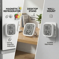 Sensor de Temperatura y Humedad Inteligente Zigbee Original Sonoff SNZB-02D 0.2 ℃   Registración de Datos de Precisión a Través de EWelink
