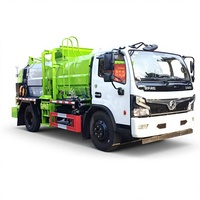 Camion poubelle de cuisine, camion de collecte des déchets alimentaires à chargement latéral, camions poubelle personnalisés de l'usine chinoise