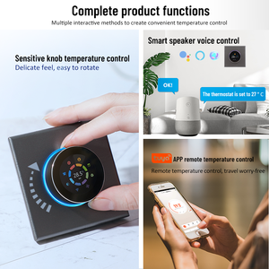 Becasmart BAC-7000: Умный программируемый термостат с сенсорным экраном, Wi-Fi и Modbus, OEM/ODM, настраиваемый, класс защиты <span class=keywords><strong>IP20</strong></span>, гарантия 2 года - Product Image 2