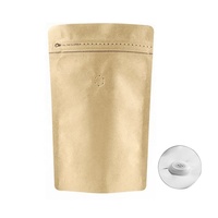 Sac de café refermable sur le dessus à fermeture éclair personnalisé à impression numérique colorée