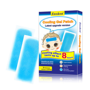 Cooling Paste Ice Baby Natural Herbal para Cool <span class=keywords><strong>Gel</strong></span> Patch Hot & Cold Packs para Crianças - Product Image 6