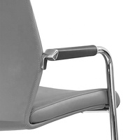 Chaise de conférence en cuir ergonomique Confortable de haute qualité avec accoudoir