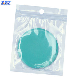 حقيبة بسحاب مسطح شبه شفاف أبيض لؤلؤي بطبعة شعار مخصصة للبيع بالتجزئة لأكياس الهواتف المحمولة منتجات إلكترونية مجوهرات - Product Image 6