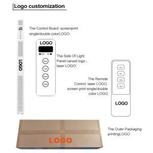Panel Lampu Inframerah AZURE Factory 220mw Remote Control 300pcs LED Full Body 630/660/810/830/850nm Perangkat Terapi Cahaya Merah - Product Image 6