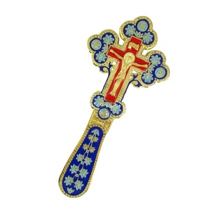 2020 en alliage de <span class=keywords><strong>zinc</strong></span> plaqué or cérémonie Catholique tenant une croix orthodoxe nouveau <span class=keywords><strong>sur</strong></span> <span class=keywords><strong>le</strong></span> nouveau - Product Image 4