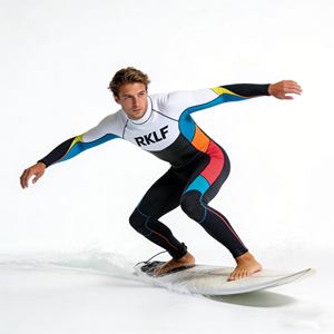 Zipper Surfing Suit Full Body Long Sleeve Wetsuit Rashguard for Men Women <strong>Thermal</strong> Spring Summer Surf Swim Anti UV <strong>Rash</strong> <strong>Vest</strong> - Product Image 4