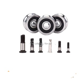Rodamiento de Rodillos de Polea de Doble Eje en Forma de U y V para Máquina de Bordado Láser, Acero SG10 15 20 25 <span class=keywords><strong>66</strong></span> - Product Image 2