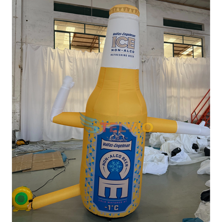 Beer Inflatable Waving Inflatable Bottle Balloon - Perfect for Carnival & Pub Decor