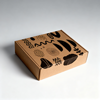 Boîte d'emballage en carton ondulé pour chaussures et vêtements, avec logo personnalisé, haut de gamme, écologique, imprimée, boîte à courrier en papier, boîte d'expédition