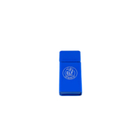 Boîte en fer blanc personnalisable avec logo et couleur, 43x20x91 mm, rectangulaire, recyclable, fabriquée avec des matériaux recyclés, pour cigarettes et usage artisanal