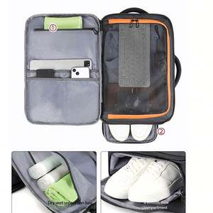 Mochila Unisex de Gran Capacidad de 45L, Expandible, de Lujo, con Cierre, Carga USB, para Portátil de 17'', Impermeable, Multifuncional, para Viajes de Negocios - Product Image 5