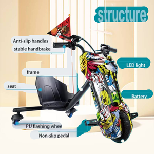 Scooter électrique à dérive 3 roues 360 pour enfants - Product Image 3