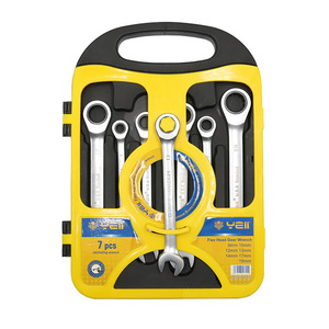 ชุดประแจวงล้อ 7 ชิ้น เมตริก เหล็ก Cr-V ขนาด 8-19 มม. สำหรับซ่อมแซมบ้านและรถยนต์ - Product Image 3