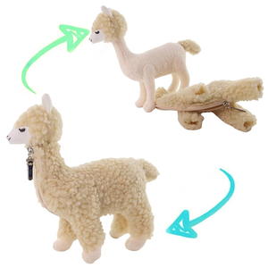 <span class=keywords><strong>Peluche</strong></span> Alpaga Mignonne en Gros, Jouet en <span class=keywords><strong>Peluche</strong></span> Llama Doux et Cuddly, Idéal pour les Cadeaux d'Anniversaire des Enfants, Compagnon de Sommeil - Product Image 1