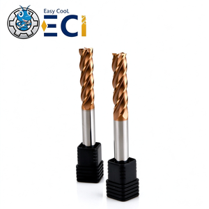 Fresa de carburo de 4 filos HRC55 para acero con recubrimiento AlTiN de alta resistencia, servicio OEM y ODM - Product Image 3