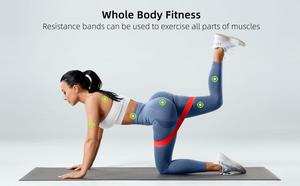 Bande de résistance élastique en caoutchouc latex personnalisable avec logo pour exercices de fitness, yoga et entraînement en salle de sport - Product Image 6