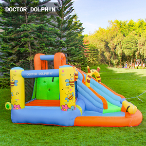 <span class=keywords><strong>Castillo</strong></span> Inflable con Tobogán y Temática de Abejas para Bebés, Brincolín, Casa de Brinco, en Venta - Product Image 5