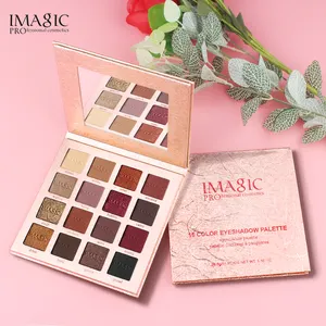 Imagic พาเลทอายแชโดว์แบบประกายระยิบระยับ16สีเครื่องสำอาง